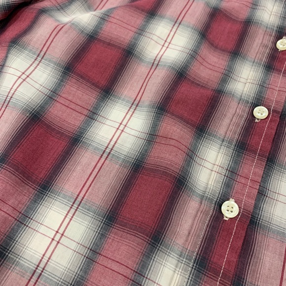 VINTAGE NWOT SEPARATE ISSUE Plaid Blouse - Picture 4 of 7